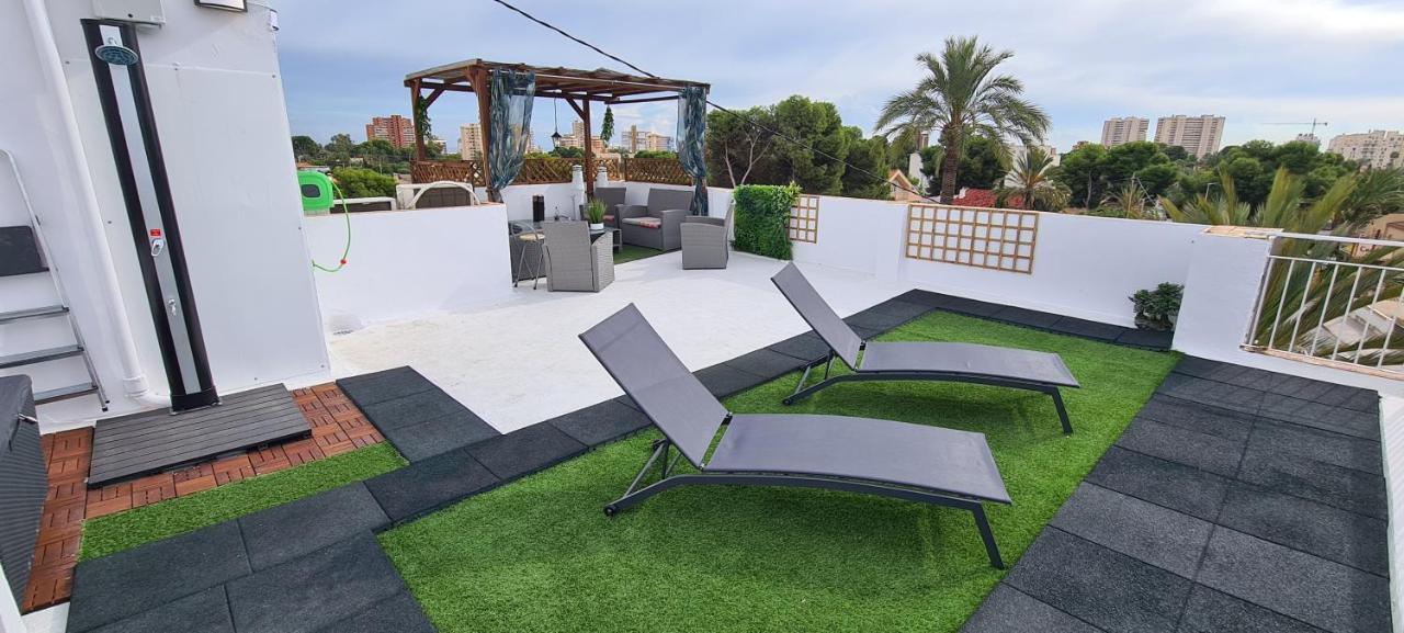 Lovely Beach House With Terrace San Juan Alicante El Campello Buitenkant foto
